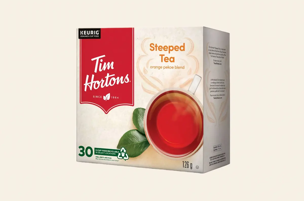 tim hortons steeped tea