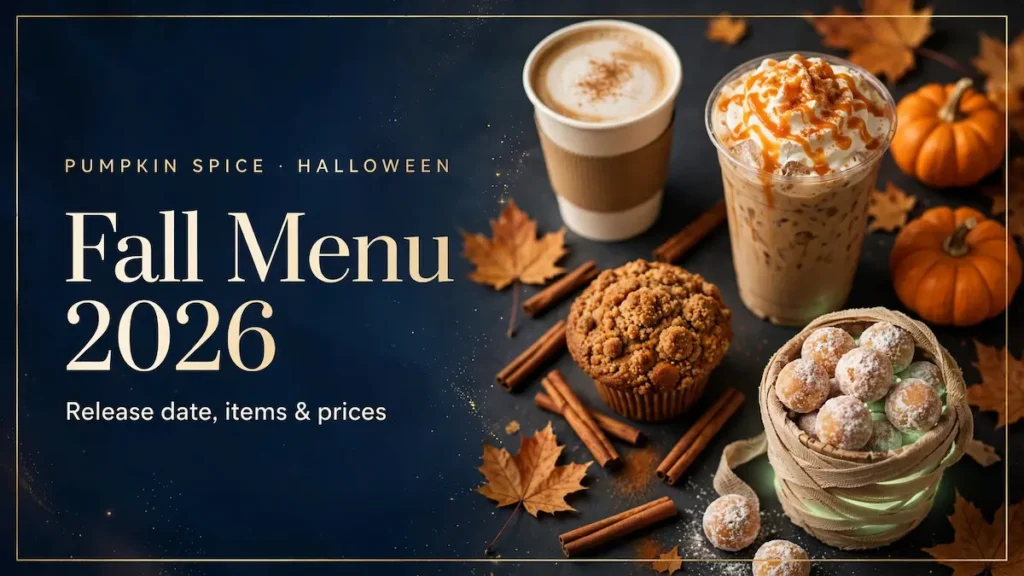Tim Hortons Fall Menu 2026 – Pumpkin Spice, Halloween & Dates