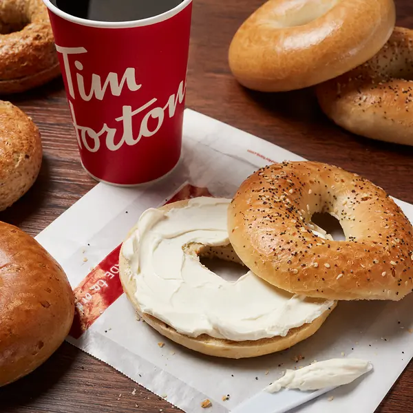 Tim Hortons Bagel and Cream Cheese Platter