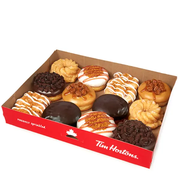 Tim Hortons 12 Assorted Donuts box
